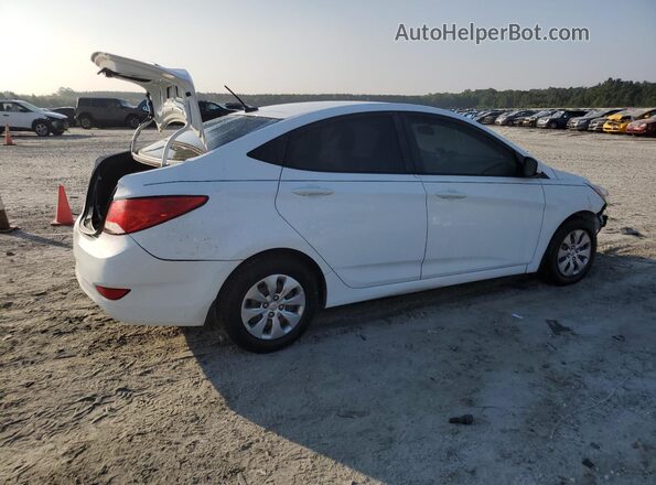 KMHCT4AE6GU136427 2016 HYUNDAI ACCENT White Задня права чверть