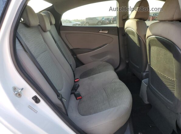 KMHCT4AE6GU136427 2016 HYUNDAI ACCENT White Вид задніх сидінь