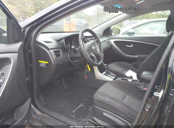 KMHD35LH2GU340918 2016 HYUNDAI ELANTRA GT Черный Вид салона спереди