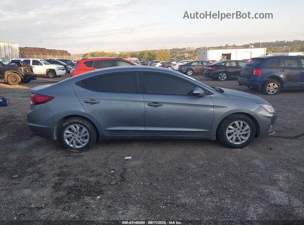 KMHD74LF1KU833673 2019 HYUNDAI ELANTRA Gray Vista del cuadro de instrumentos