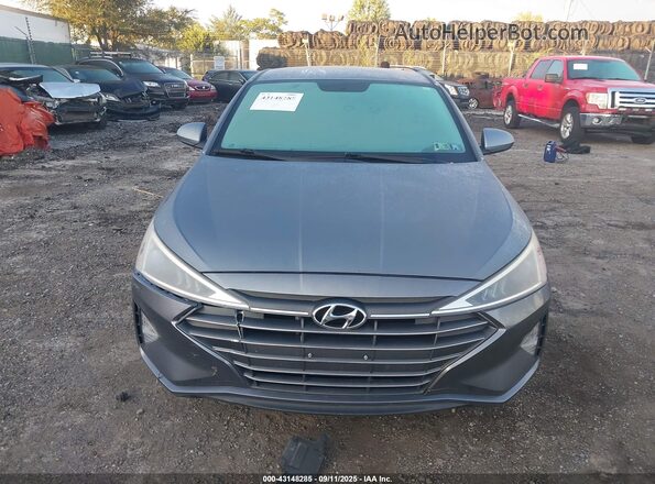 KMHD74LF1KU833673 2019 HYUNDAI ELANTRA Gray Vista del salpicadero