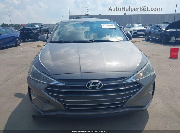 KMHD74LF2LU949210 2020 HYUNDAI ELANTRA Gray Вид щитка приладів
