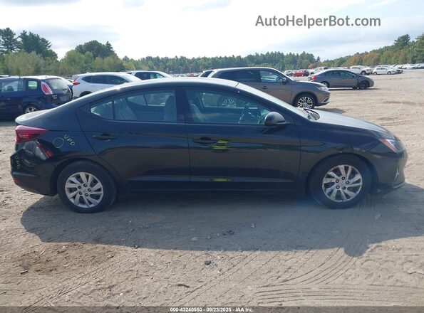 KMHD74LF3LU953914 2020 HYUNDAI ELANTRA Black Rear interior view