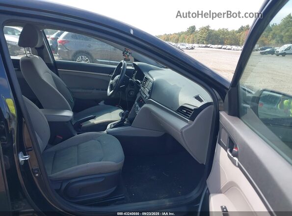 KMHD74LF3LU953914 2020 HYUNDAI ELANTRA Black Front interior view