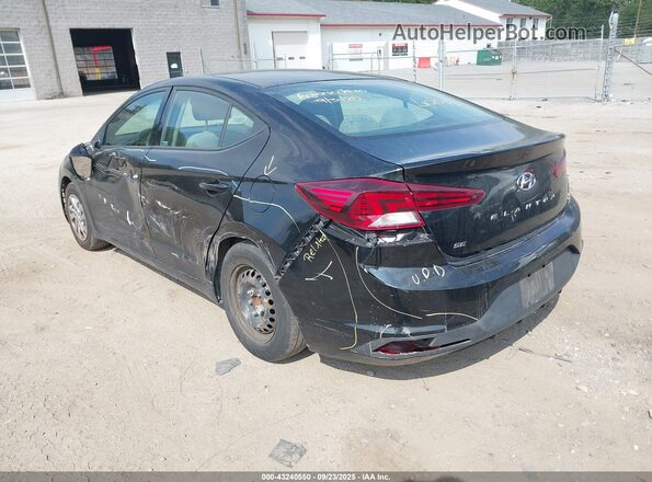 KMHD74LF3LU953914 2020 HYUNDAI ELANTRA Black Rear left