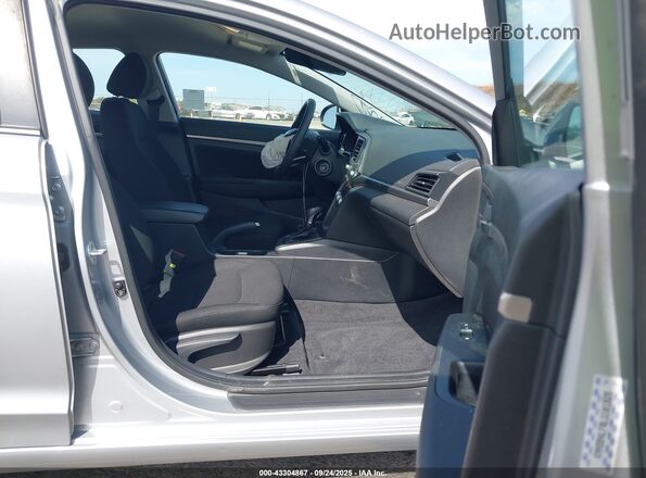 KMHD84LF0LU101825 2020 HYUNDAI ELANTRA Silver Widok wnętrza z przodu