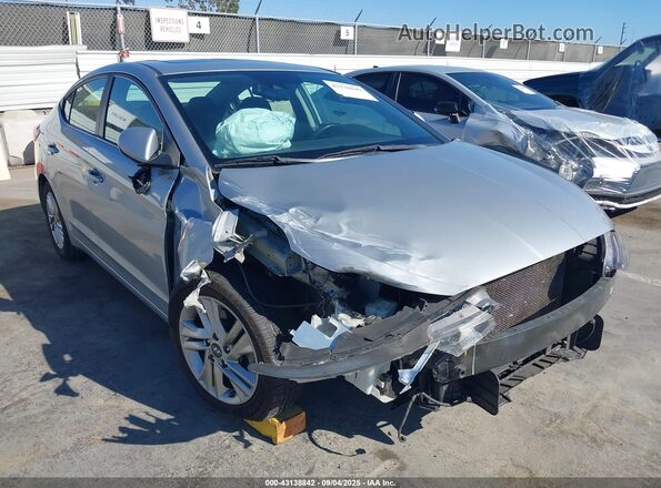 KMHD84LF0LU928711 2020 HYUNDAI ELANTRA Silver Front view