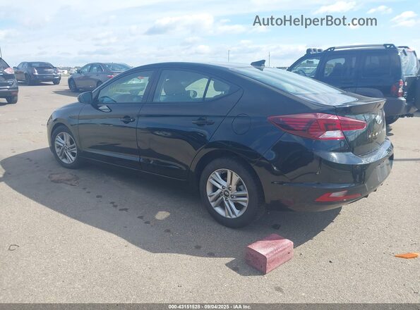 KMHD84LF2LU021278 2020 HYUNDAI ELANTRA Black Հետևի ձախ