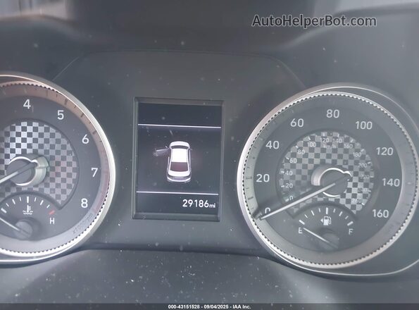 KMHD84LF2LU021278 2020 HYUNDAI ELANTRA Black Հետևի նստատեղերի տեսք