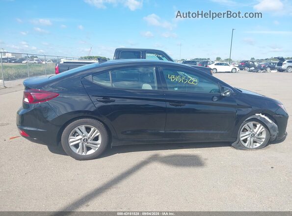 KMHD84LF2LU021278 2020 HYUNDAI ELANTRA Black Սալոնի հետևի տեսք