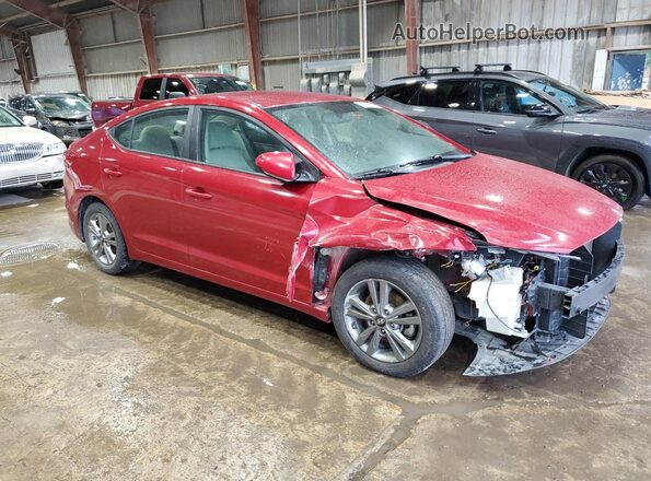 KMHD84LF3JU453312 2018 HYUNDAI ELANTRA Красный 