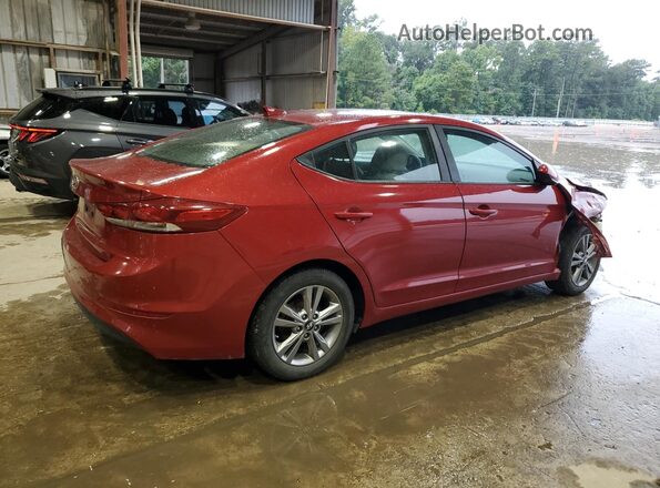 KMHD84LF3JU453312 2018 HYUNDAI ELANTRA Красный 