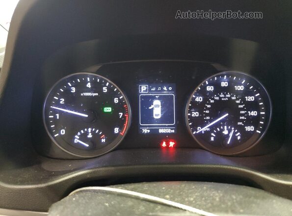 KMHD84LF3JU453312 2018 HYUNDAI ELANTRA Красный 