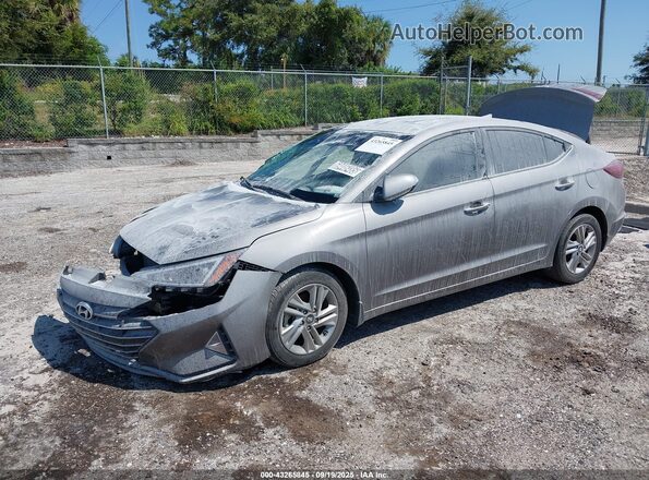 KMHD84LF4LU078128 2020 HYUNDAI ELANTRA Gray Передня ліва чверть