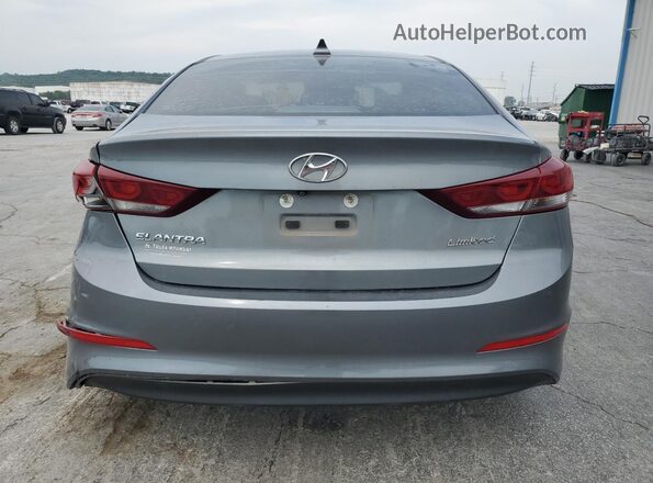 KMHD84LF5JU451643 2018 HYUNDAI ELANTRA Gray Rear view
