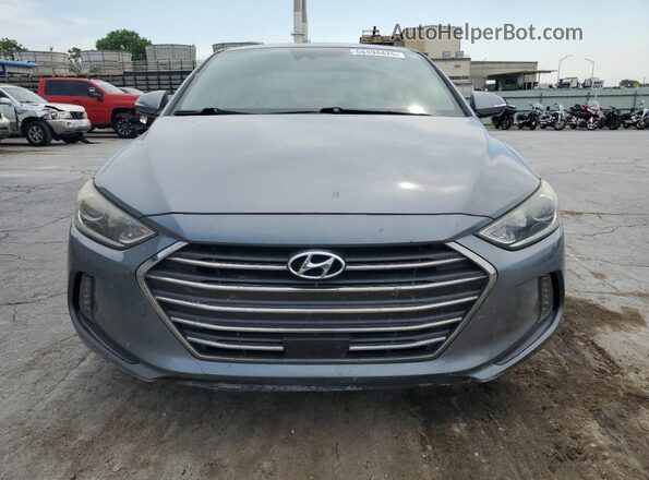 KMHD84LF5JU451643 2018 HYUNDAI ELANTRA Gray Front view