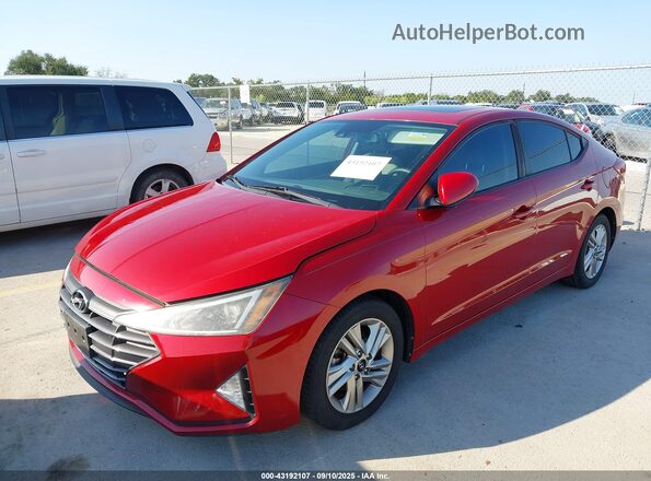 KMHD84LF7LU895349 2020 HYUNDAI ELANTRA Red Передня ліва чверть