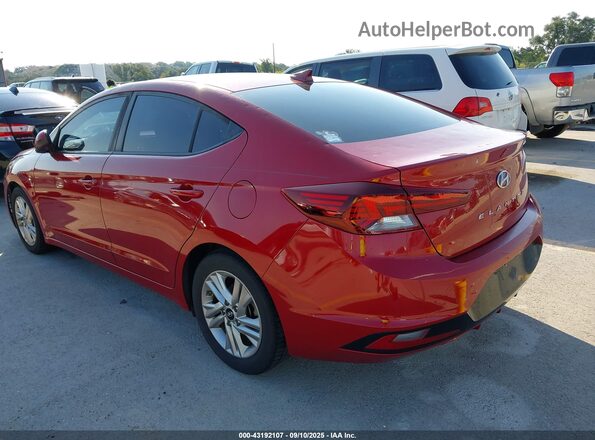 KMHD84LF7LU895349 2020 HYUNDAI ELANTRA Red Задня ліва чверть