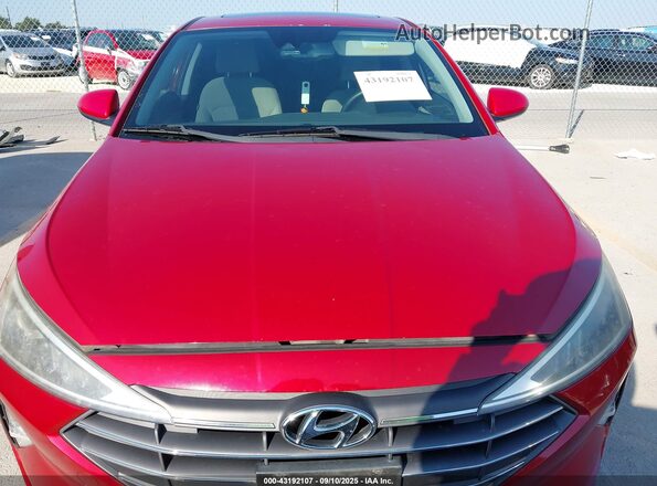 KMHD84LF7LU895349 2020 HYUNDAI ELANTRA Red Вид спереду