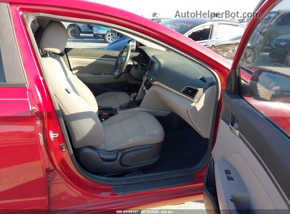 KMHD84LF7LU895349 2020 HYUNDAI ELANTRA Red Вид салону спереду