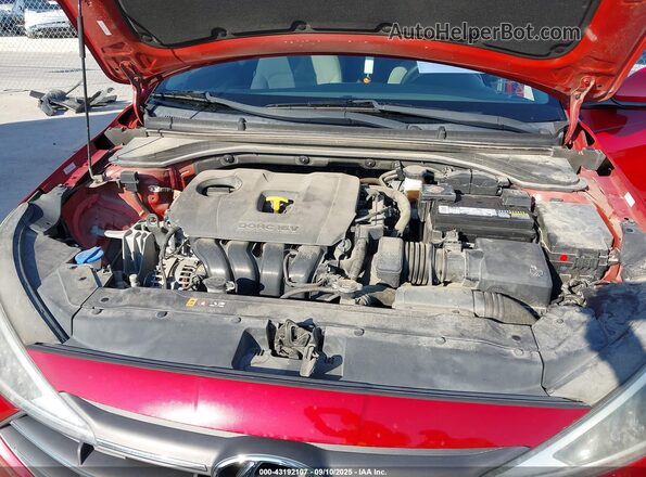 KMHD84LF7LU895349 2020 HYUNDAI ELANTRA Red Вид ззаду