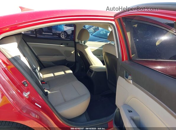 KMHD84LF7LU895349 2020 HYUNDAI ELANTRA Red Вид наклейки з VIN-кодом
