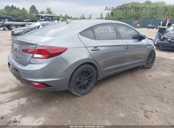 KMHD84LF9KU848810 2019 HYUNDAI ELANTRA Gray Հետևի աջ