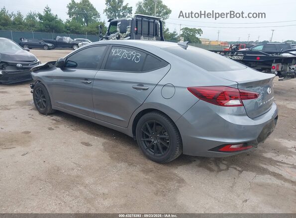 KMHD84LF9KU848810 2019 HYUNDAI ELANTRA Gray Հետևի ձախ