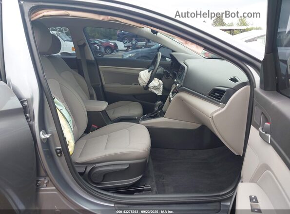 KMHD84LF9KU848810 2019 HYUNDAI ELANTRA Gray Սալոնի դիմացի տեսք