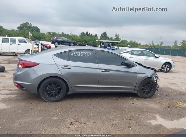 KMHD84LF9KU848810 2019 HYUNDAI ELANTRA Gray Սալոնի հետևի տեսք