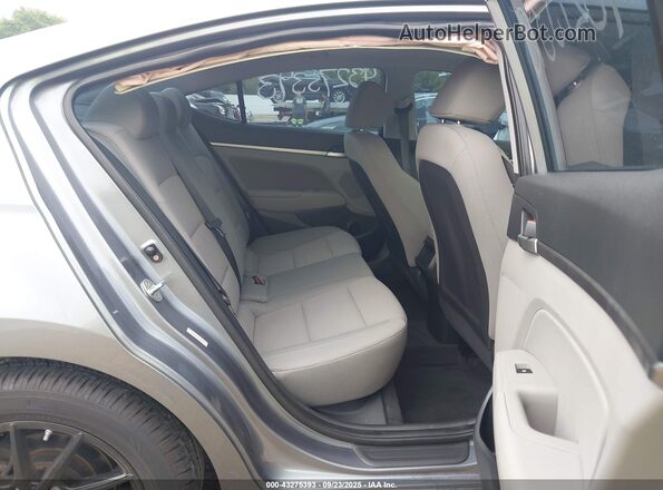 KMHD84LF9KU848810 2019 HYUNDAI ELANTRA Gray VIN կոդի պիտակի տեսք
