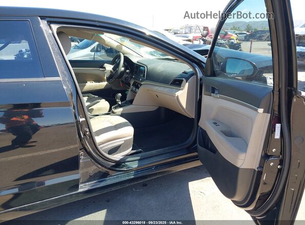 KMHD84LF9LU921661 2020 HYUNDAI ELANTRA Black Սալոնի դիմացի տեսք
