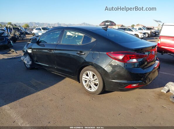 KMHD84LF9LU921661 2020 HYUNDAI ELANTRA Black Հետևի ձախ