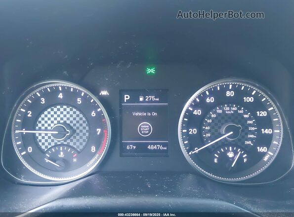 KMHD84LF9LU937035 2020 HYUNDAI ELANTRA Gray Widok tylnych siedzeń
