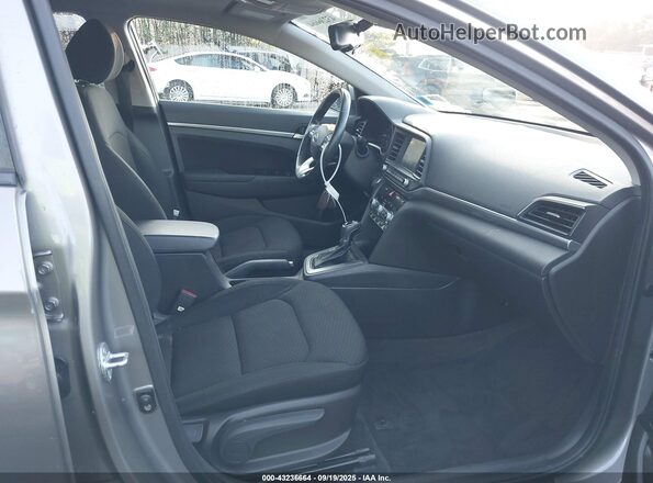 KMHD84LF9LU937035 2020 HYUNDAI ELANTRA Gray Widok wnętrza z przodu