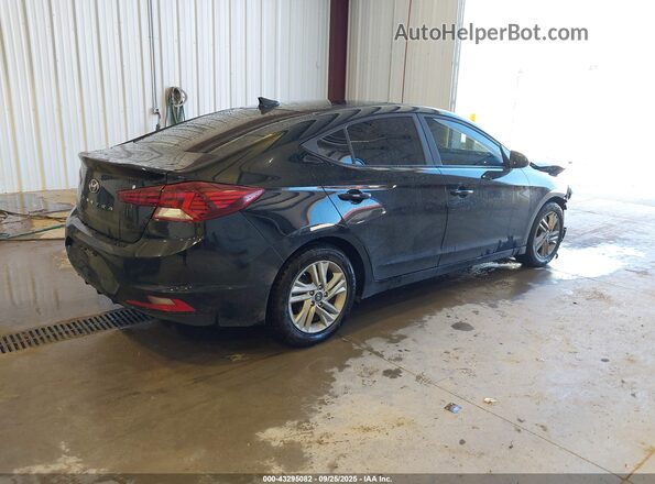KMHD84LFXKU847391 2019 HYUNDAI ELANTRA Black Հետևի աջ