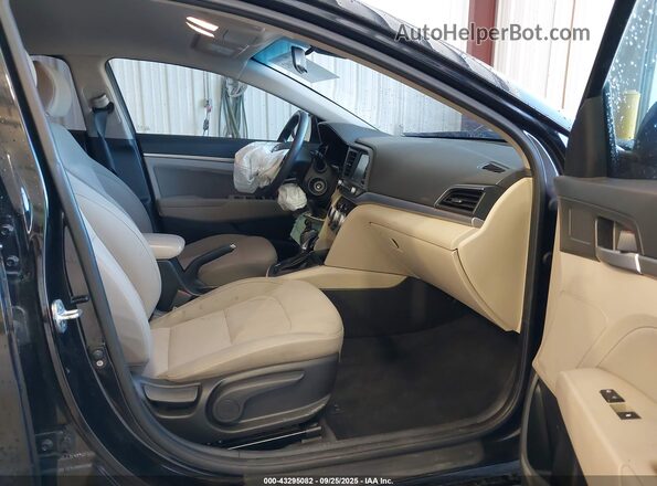 KMHD84LFXKU847391 2019 HYUNDAI ELANTRA Black Սալոնի դիմացի տեսք