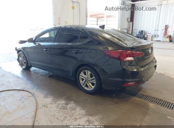 KMHD84LFXKU847391 2019 HYUNDAI ELANTRA Black Հետևի ձախ