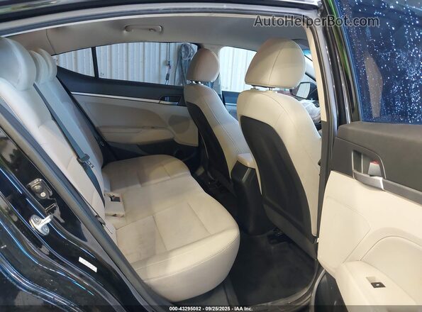 KMHD84LFXKU847391 2019 HYUNDAI ELANTRA Black VIN կոդի պիտակի տեսք