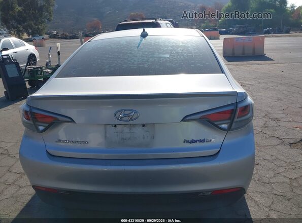 KMHE24L13HA048508 2017 HYUNDAI SONATA HYBRID Silver 