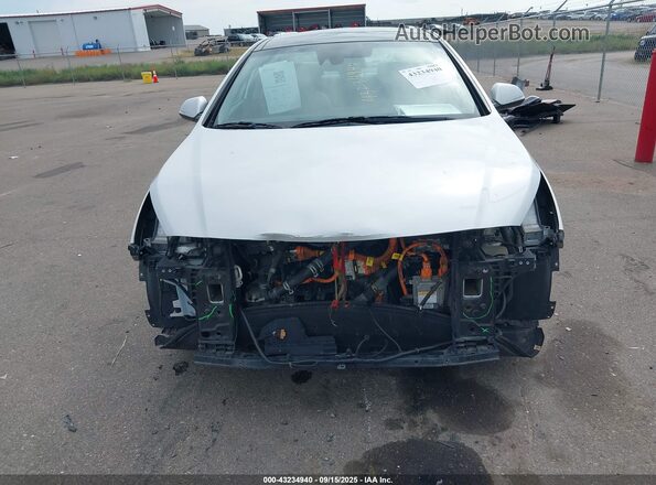 KMHE34L1XGA025559 2016 HYUNDAI SONATA HYBRID Silver Widok wnętrza z tyłu
