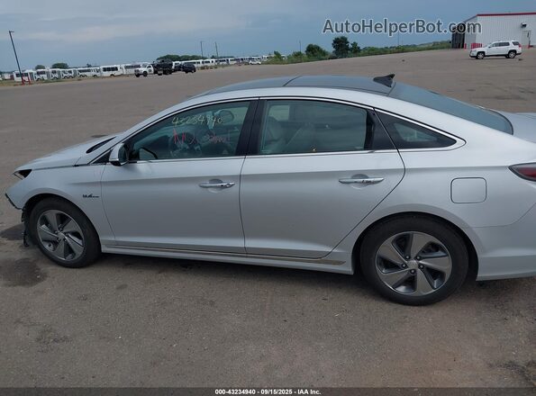 KMHE34L1XGA025559 2016 HYUNDAI SONATA HYBRID Silver 