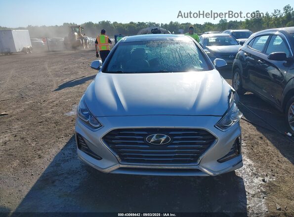 KMHE34L38JA083498 2018 HYUNDAI SONATA HYBRID Silver 