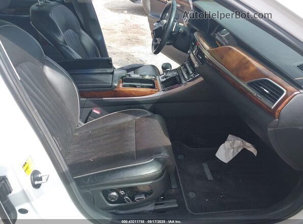 KMHG34JA0HU024383 2017 GENESIS G90 White წინა სალონის ხედი