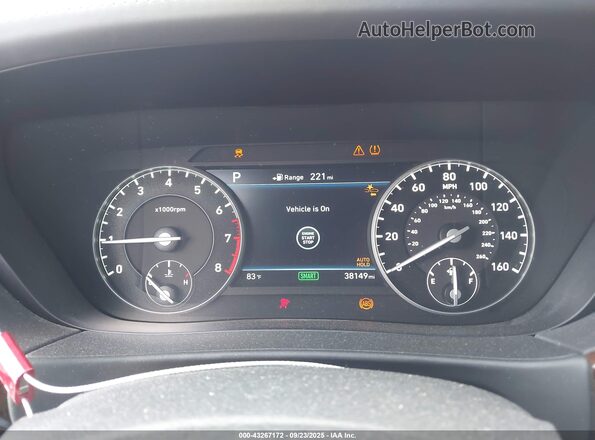 KMHG34JAXHU023421 2017 GENESIS G90 White 