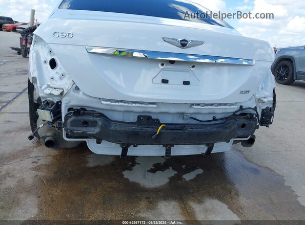 KMHG34JAXHU023421 2017 GENESIS G90 White 