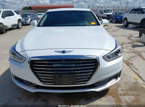 KMHG34JAXHU023421 2017 GENESIS G90 White 