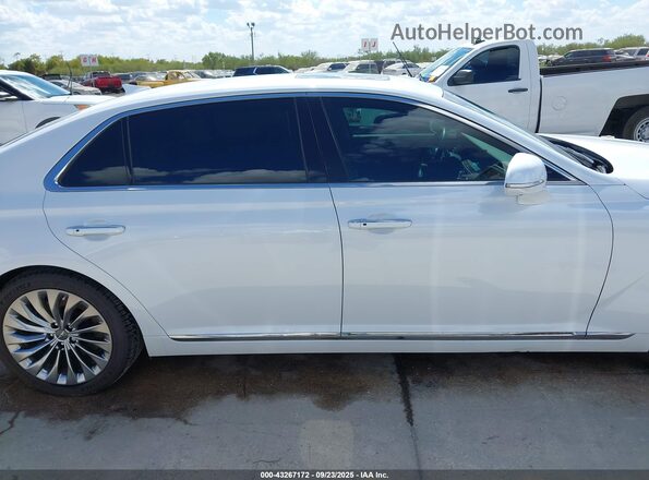 KMHG34JAXHU023421 2017 GENESIS G90 White 