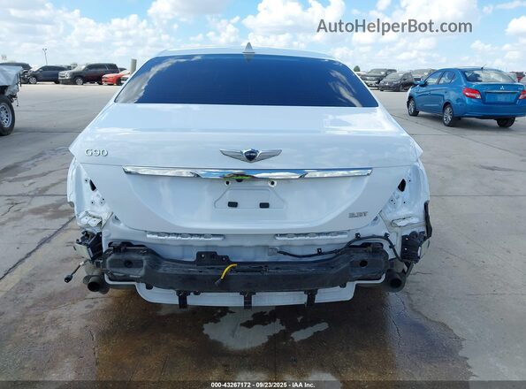 KMHG34JAXHU023421 2017 GENESIS G90 White 