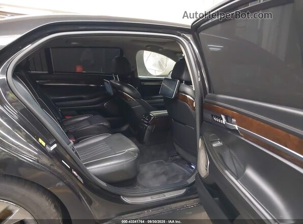 KMHG54JH4JU048005 2018 GENESIS G90 Black Вид наклейки з VIN-кодом